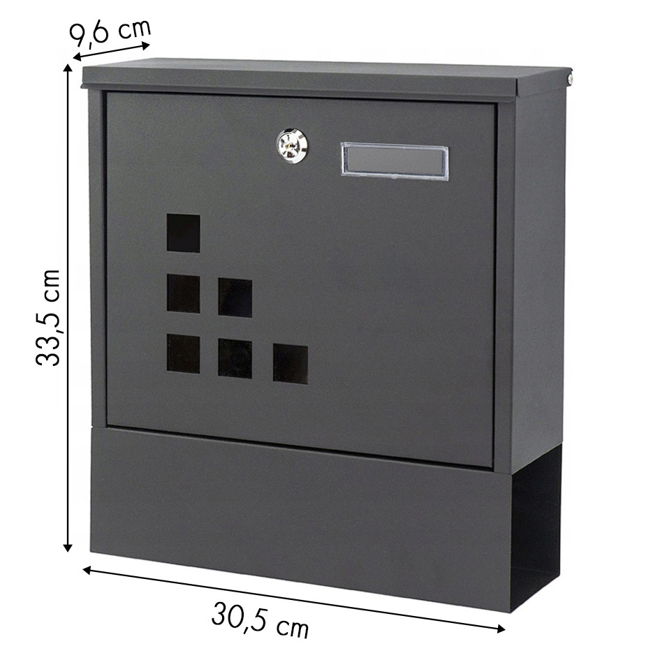 Acél postaláda Acél postaláda