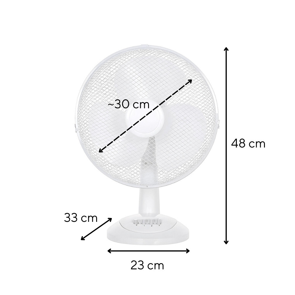 Breeze asztali ventilátor 40 W 34 cm Breeze asztali ventilátor 40 W 34 cm