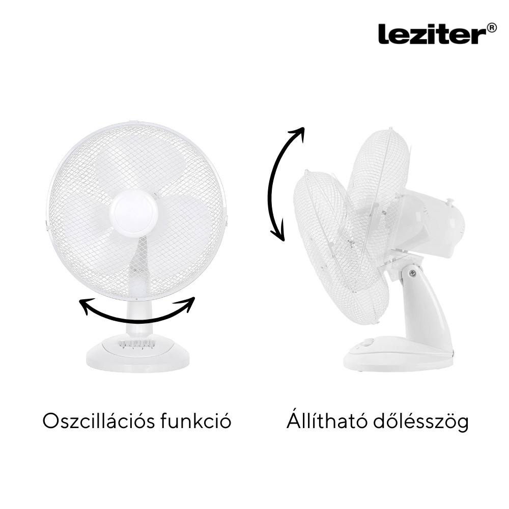 Breeze asztali ventilátor 40 W 34 cm Breeze asztali ventilátor 40 W 34 cm