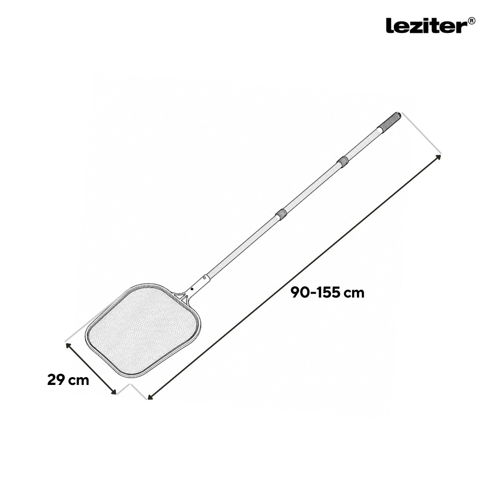 Medence tisztító háló teleszkópos nyéllel 120 cm Medence tisztító háló teleszkópos nyéllel 120 cm