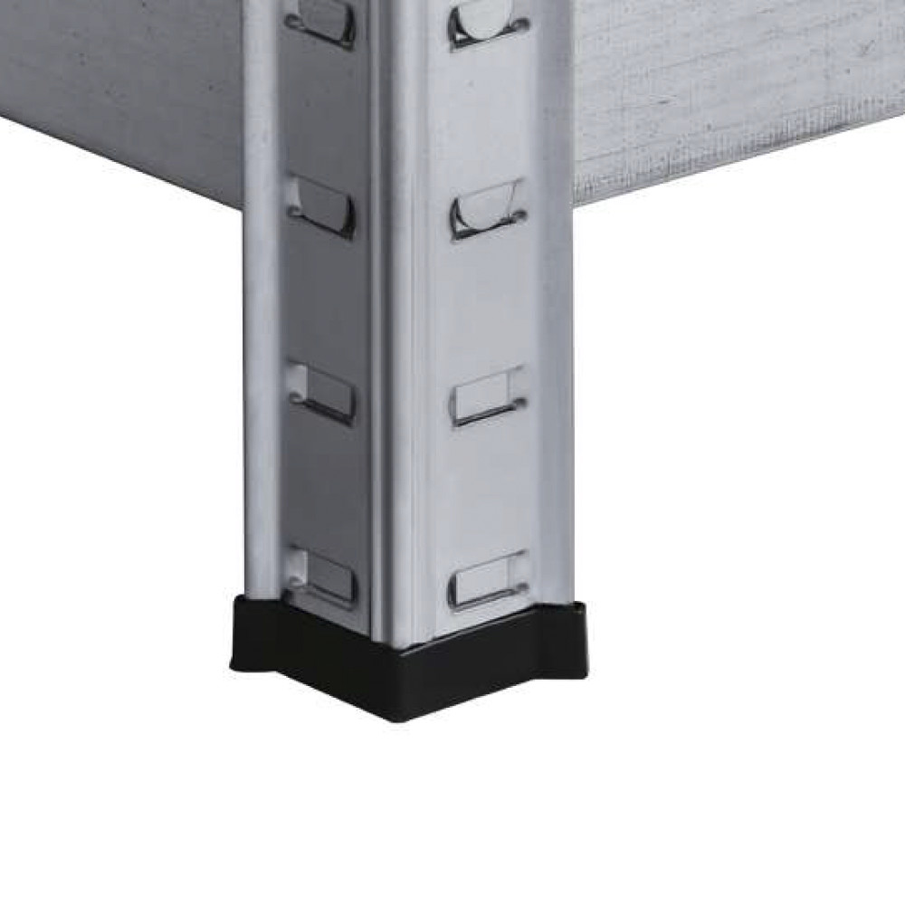 Nagy teherbírású sarokpolc 180x70x40-40 cm 175 kg króm