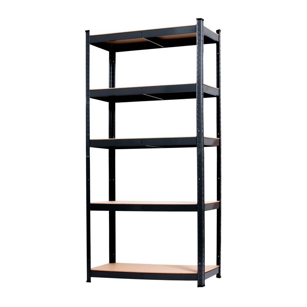 Nagy teherbírású polc 180x90x40 cm 175 kg fekete Nagy teherbírású polc 180x90x40 cm 175 kg fekete