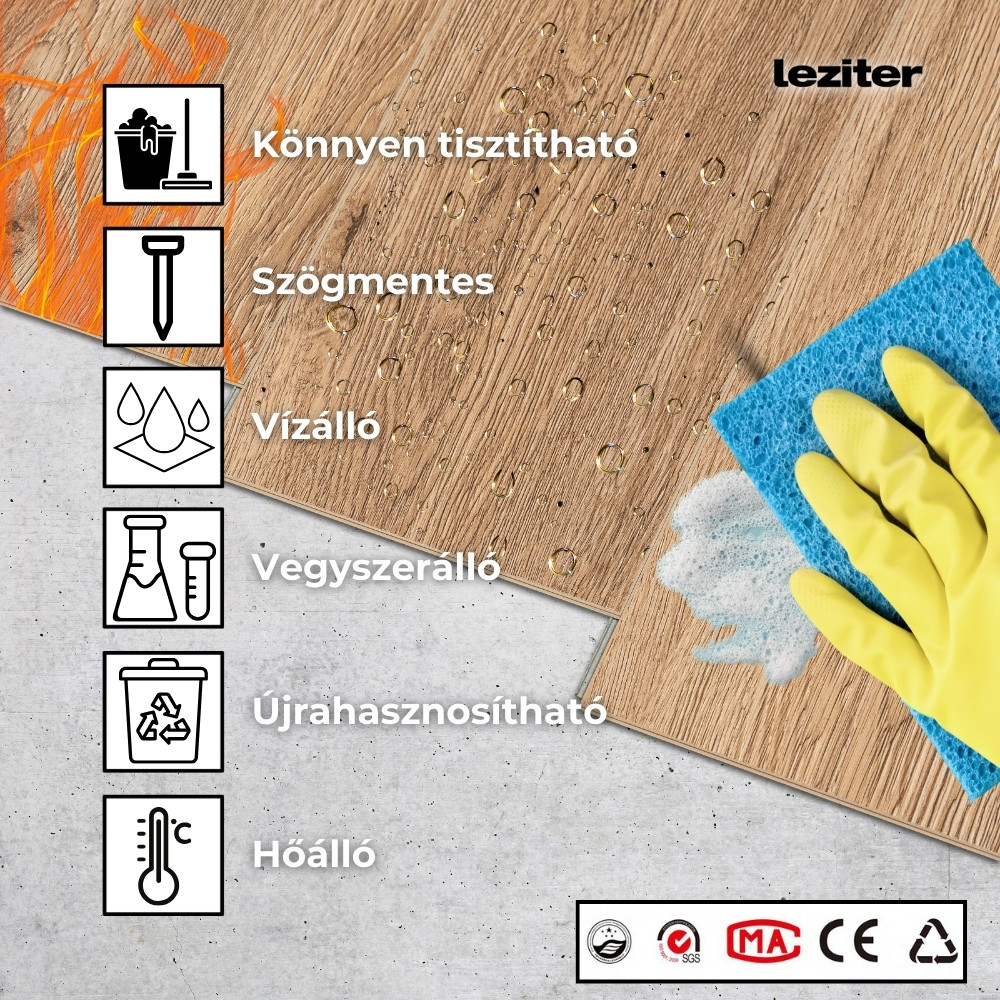 Leziter Campo tölgy Vinyl SPC padló Leziter Campo tölgy Vinyl SPC padló