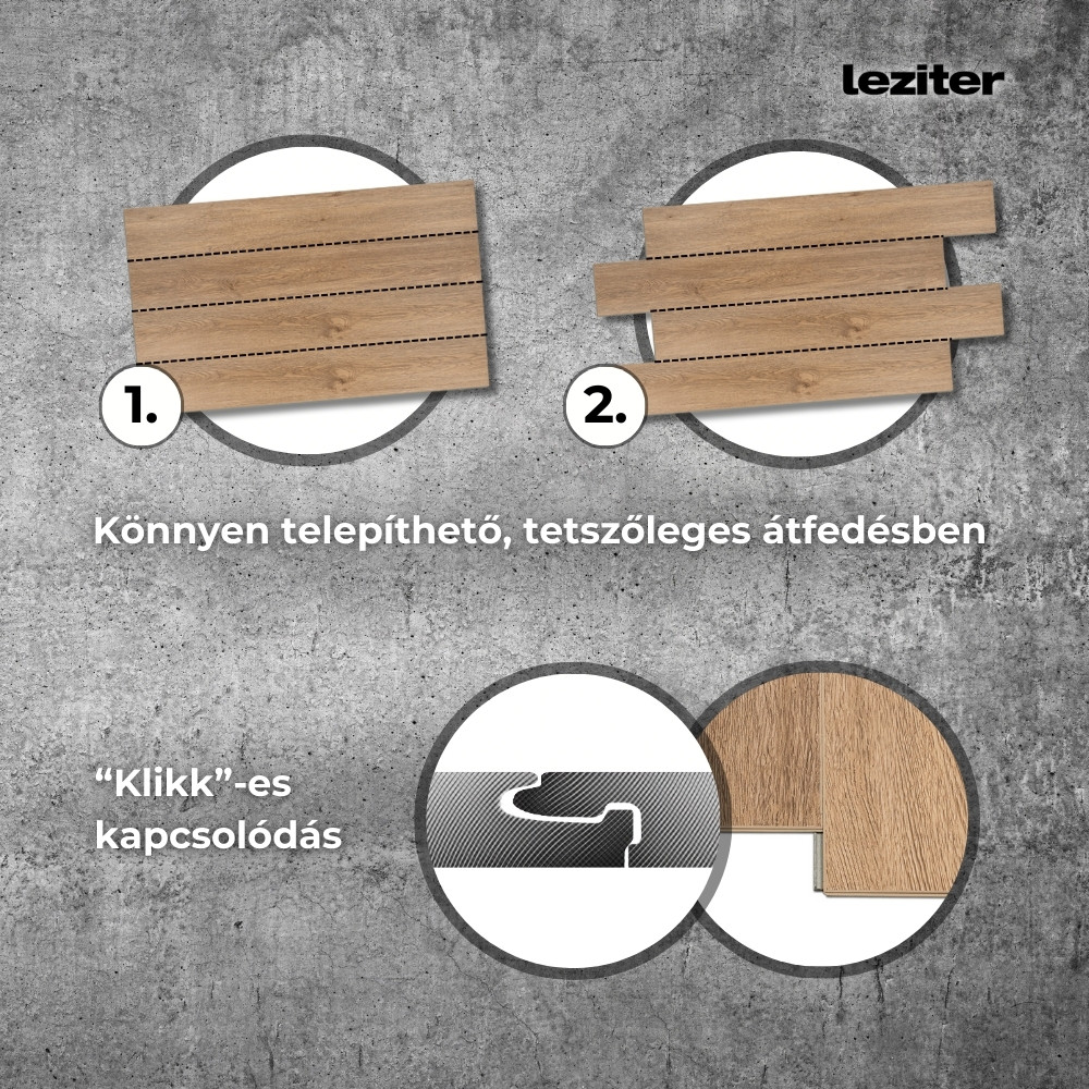 Leziter Campo tölgy Vinyl SPC padló Leziter Campo tölgy Vinyl SPC padló
