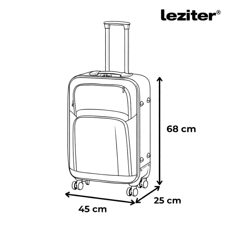 TraveLux Light gurulós bőrönd szett