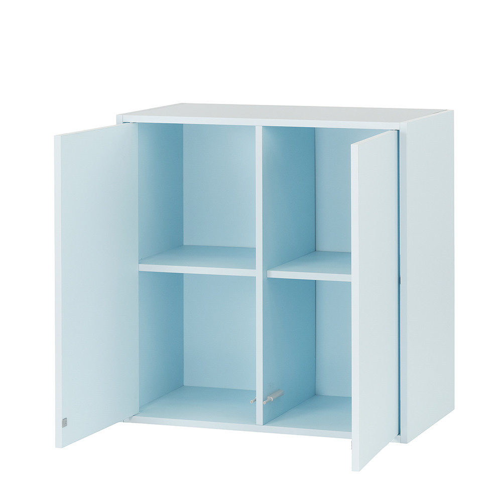 Boxie 2 ajtós fali szekrény 80x80x37 cm kék Boxie 2 ajtós fali szekrény 80x80x37 cm kék