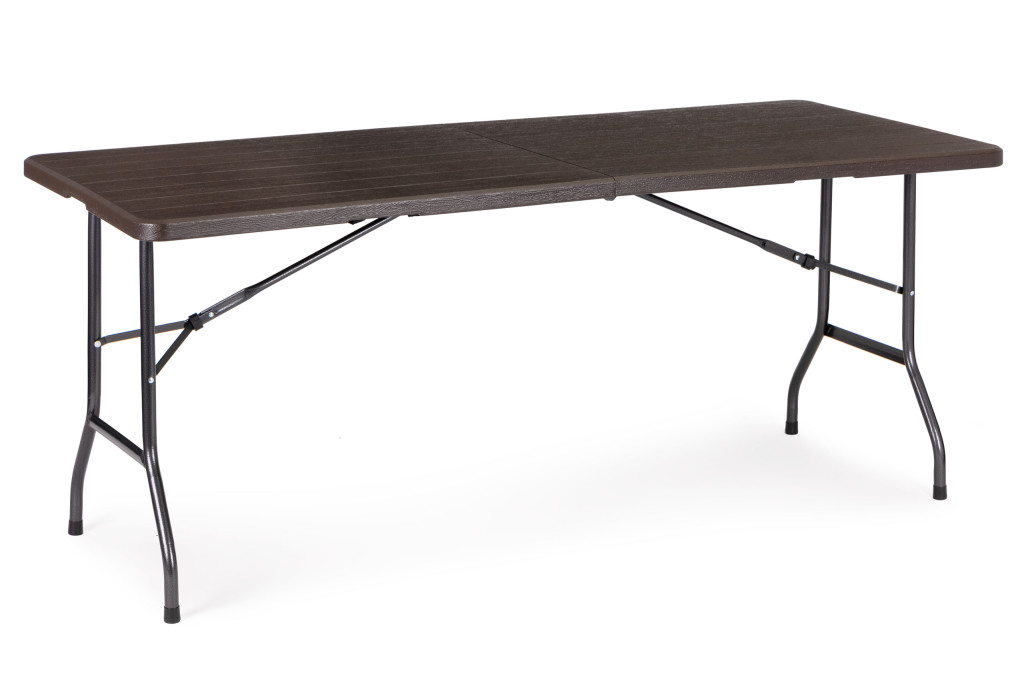 Összecsukható Catering bankett kerti asztal 180 cm, barna