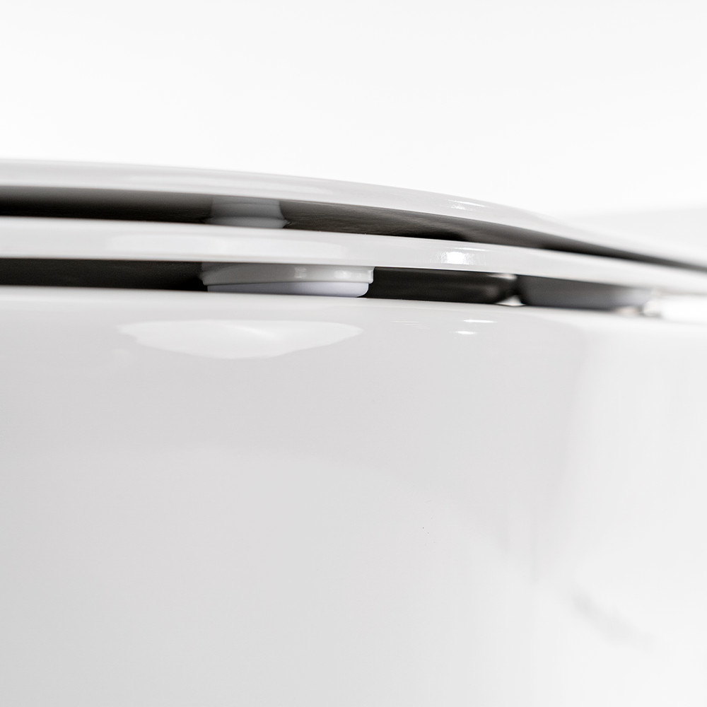 Ride fali, rimless WC soft close ülőkével Ride fali, rimless WC soft close ülőkével