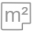 3,1 m²