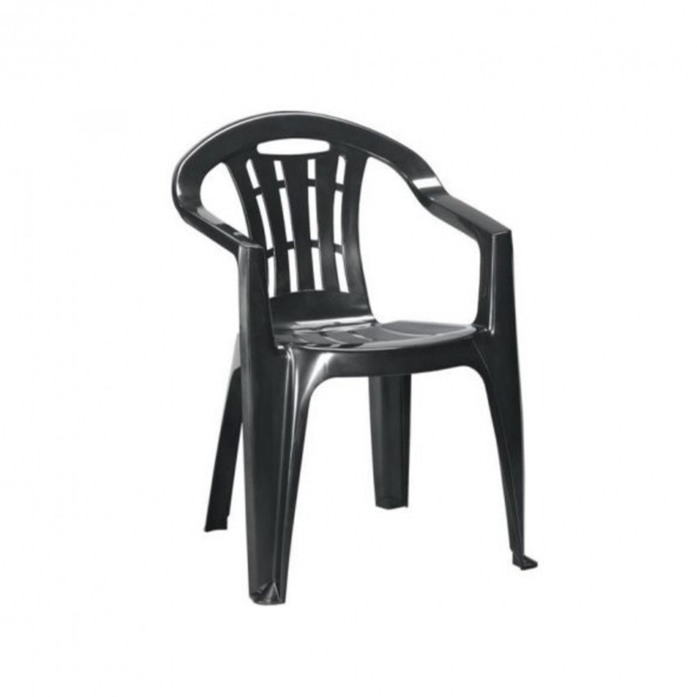 Image of Mallorca műanyag kerti szék grafit színben