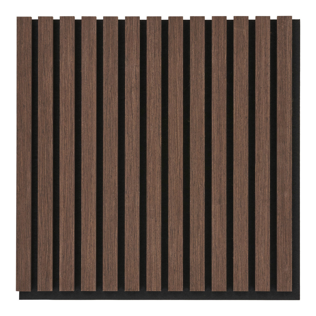 Image of Akusztikus panel, fa furnér, dió, dió hatású 52x52x2,2 cm