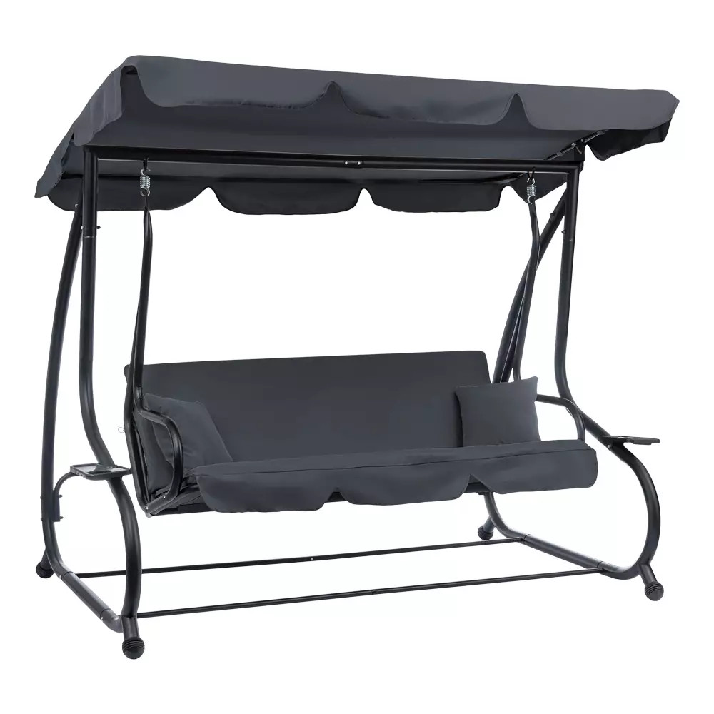 Image of Pegi kerti hintaágy szürke