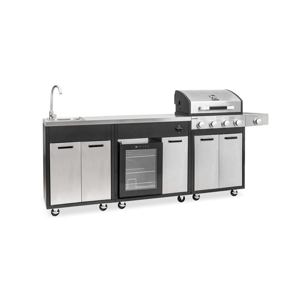 BR-K4PLUS komplett kerti grillpult 4+1 égős BR-K4PLUS komplett kerti grillpult 4+1 égős