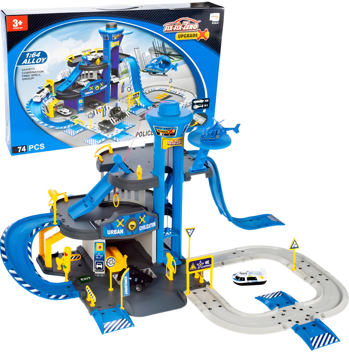 Image of 3 szintes rendőrségi garázs lifttel, 74 darabos