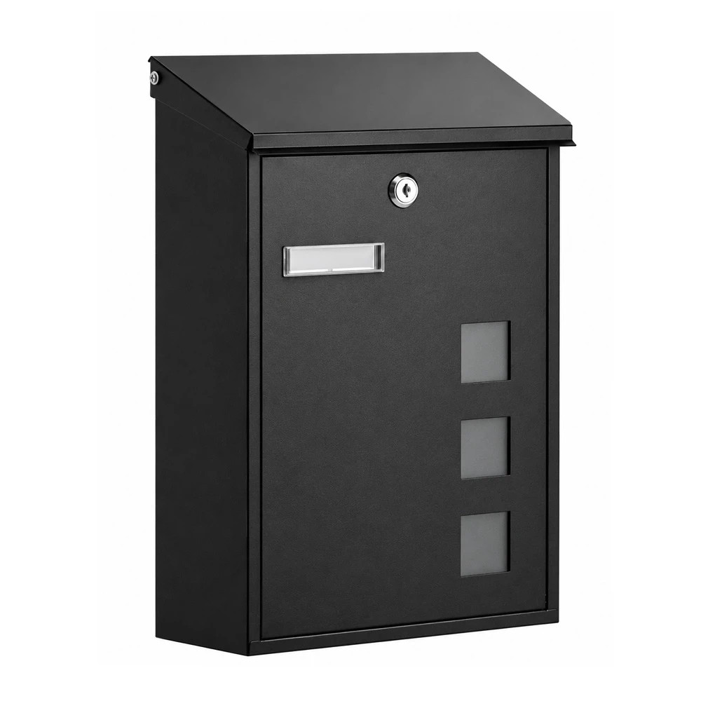 Homepost kültéri postaláda névtáblával zárható antracit
