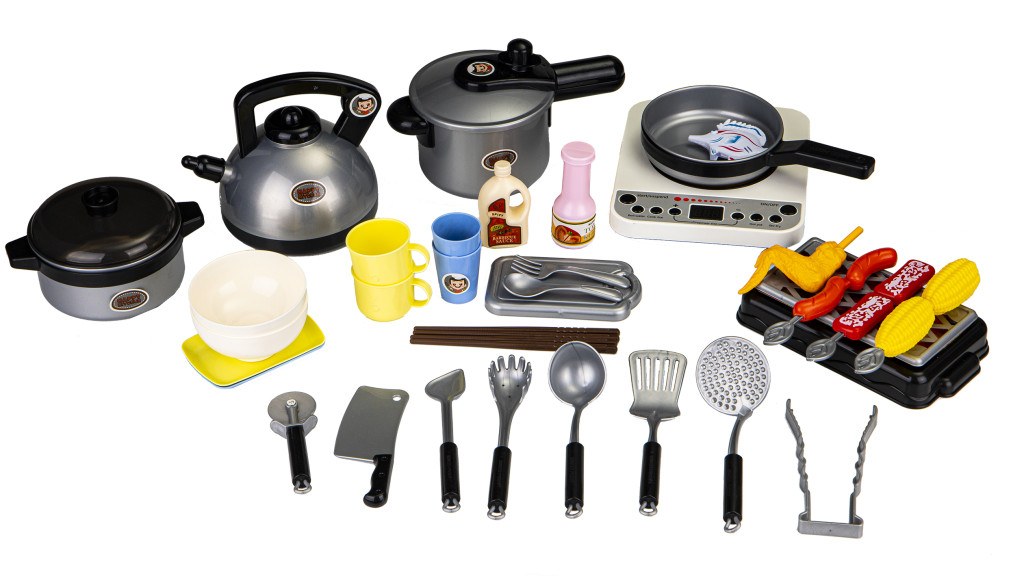 Image of Főző és grillezőkészlet 40 darabos hanggal és LED-del