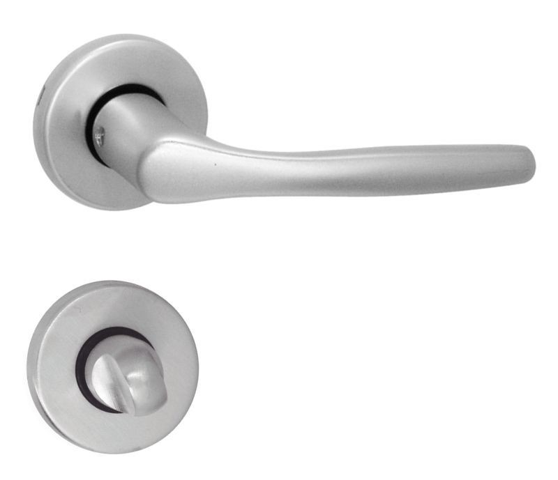 Image of Alu F1 rozettás WC záras kilincs