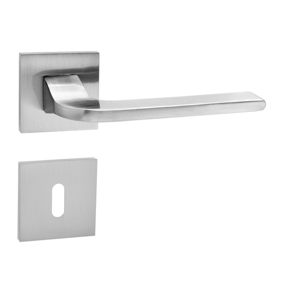 Image of MATT-KRÓM négyzetrozettás BB kilincs