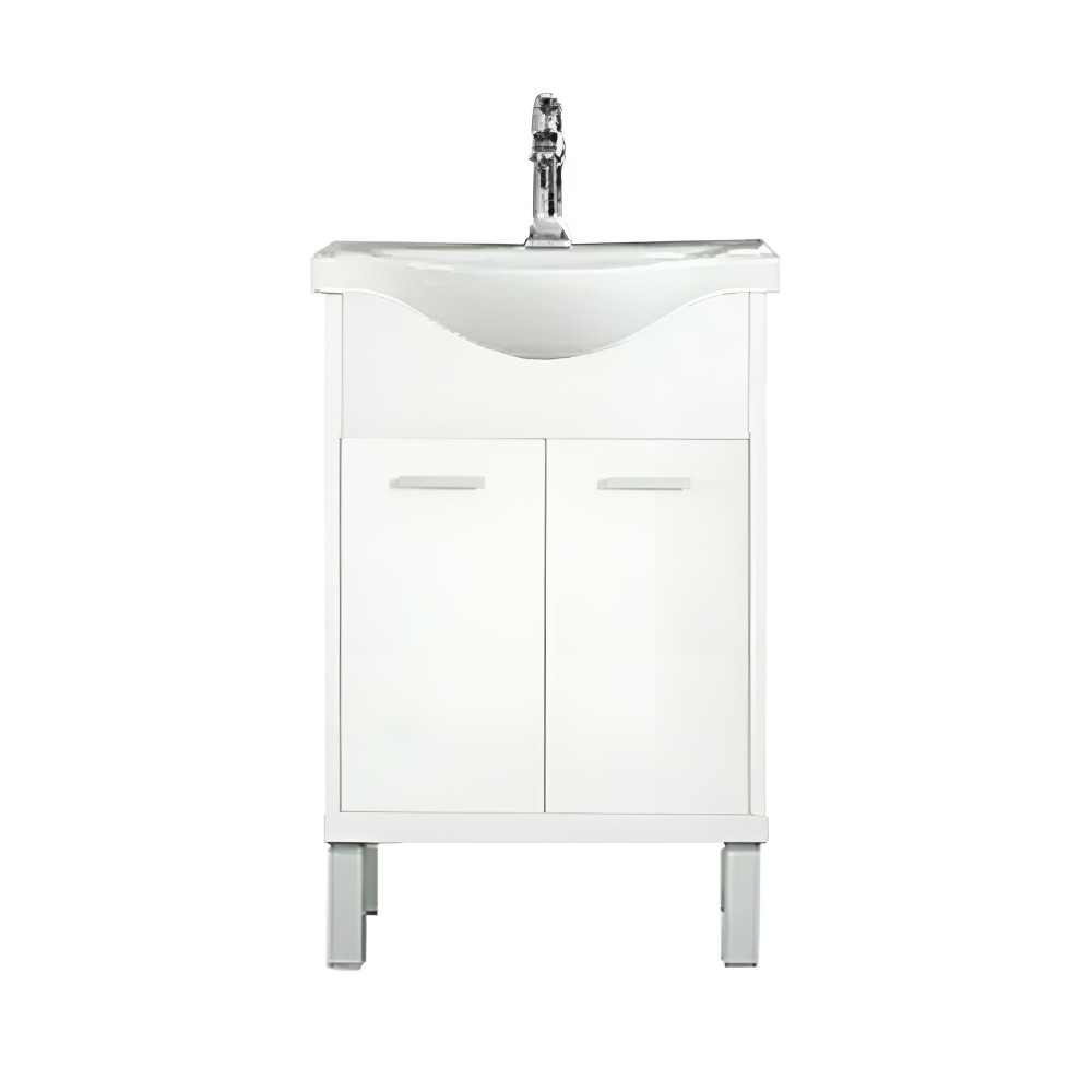 Image of Nerva 55 cm-es bútorhoz alsószekrény mosdóval fehér