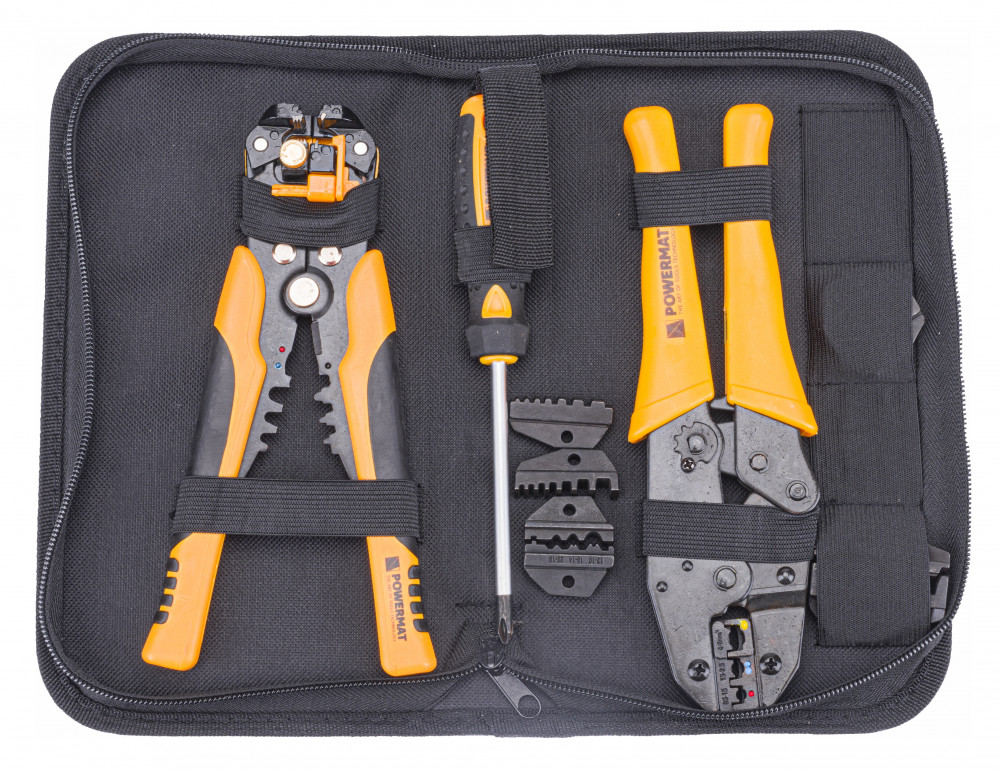 Image of Krimpelő fogó érvéghüvelyekhez és csatlakozókhoz készlet PM-ZDK-8T